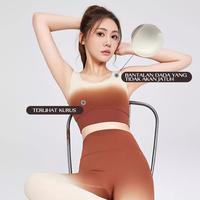 Gambar Atasan Bra Sport Gradasi 2 Warna Sport Bra Push Up BH Yoga Olahraga - GREEN, S dari Anmo Yoga Kota Administrasi Jakarta Utara 5 Tokopedia