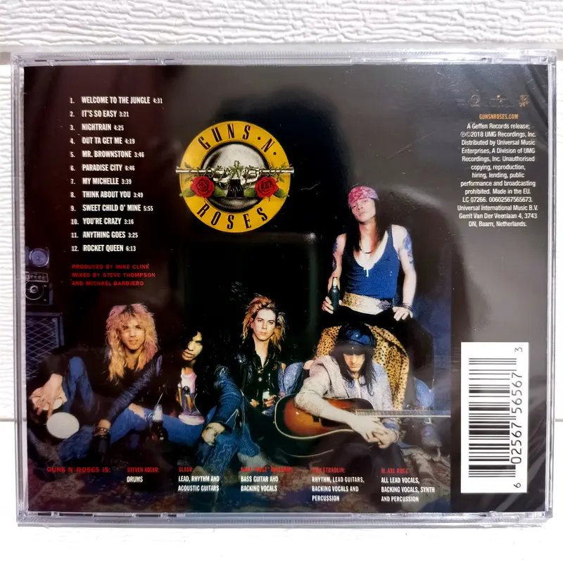 CD Guns N Roses Appetite For Destruction Original 1CD 1