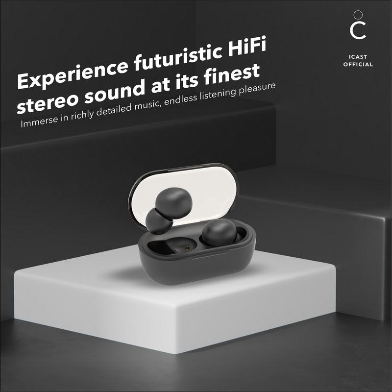 iCast TWS S2 Headset Bluetooth 5.3 Earbuds True Wireless S2 5