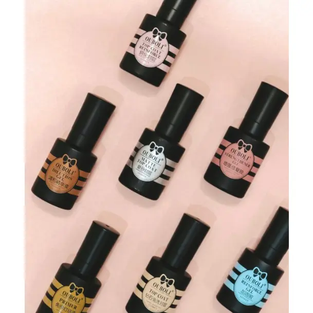 OUBOLI NAIL GEL TOP COAT / BASE COAT / HIGHLIGHT TOP GEL POLISH 20ML 0