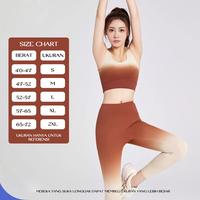 Gambar Atasan Bra Sport Gradasi 2 Warna Sport Bra Push Up BH Yoga Olahraga - GREEN, S dari Anmo Yoga Kota Administrasi Jakarta Utara 4 Tokopedia