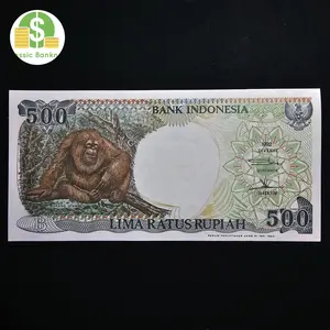Uang Kuno 500 Rupiah Orang Utan / monyet th 1992 UNC