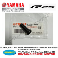 Gambar SCREW, BAUT KALIPER CAKRAM DEPAN YAMAHA YZF-R25A R25 ABS 90149-10044 dari Yamaha Bintang Rejeki Motor Kab. Bandung 1 Tokopedia