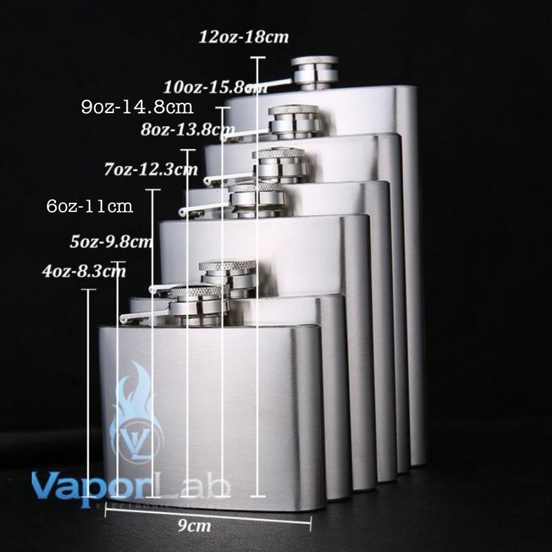 botol pipih stainless steel hip flask memo bottle anti karat 304 5