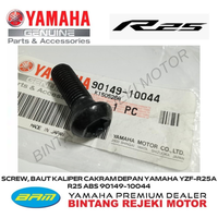 Gambar SCREW, BAUT KALIPER CAKRAM DEPAN YAMAHA YZF-R25A R25 ABS 90149-10044 dari Yamaha Bintang Rejeki Motor Kab. Bandung 2 Tokopedia