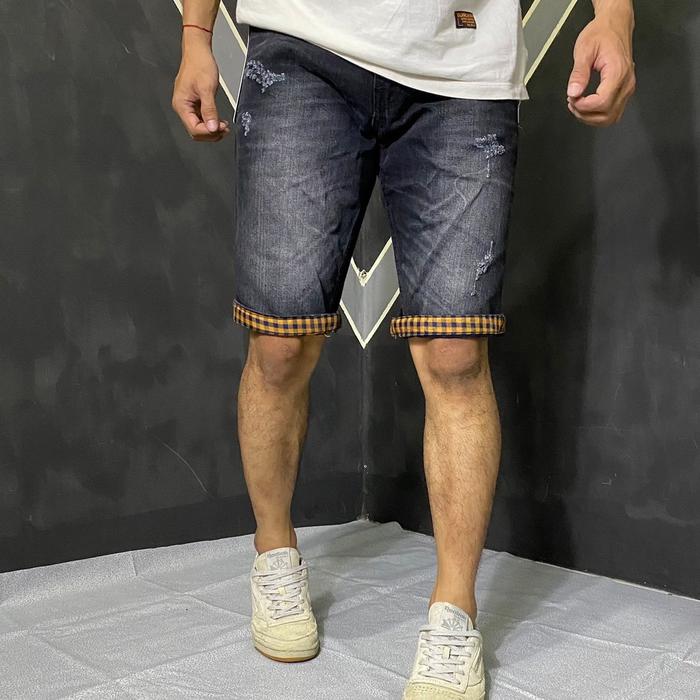 Gambar Celana Jeans Pendek / Celana Jeans Bioblit / Celana Pria Terlaris dari berkah p89 Kota Bandung Tokopedia