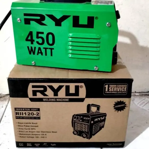 Termurah PROMO Mesin Las RYU RII 120-2 450 WATT Mesin Travo Las