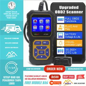 AT500 Car Diagnostic Scanner Universal OBD2 Scanner Engine Check Mobil
