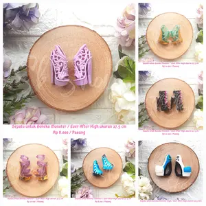 SMH 013 - Sepatu Monster High 1pair - Doll 11 inch - Boneka - Original