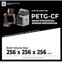 Gambar Jasa cetak 3d print - Material PETG-CF dari Goshen 3D Kab. Sidoarjo 3 Tokopedia