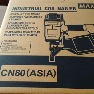 Max Japan CN80 air nailer coil nailer alat tembak paku CN 80 jepang