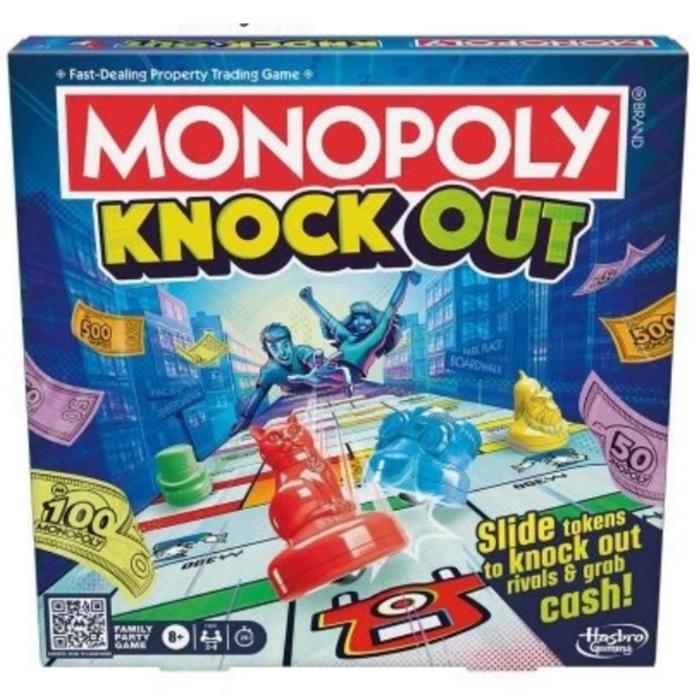 Gambar Mainan Kreatif Anak Family Board Game Monopoly Knock Out - Hasbro dari Mishana Shop Kab. Tangerang Tokopedia