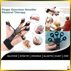 Finger Grip Silicone Silikon Latihan Jari Tangan Fingergrip Olahraga