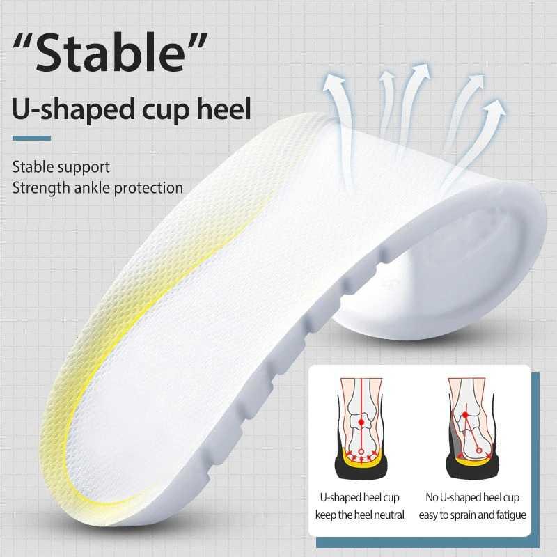 CULACING Insole Sepatu Alas Kaki Orthopedic Memory Foam Breathable 2