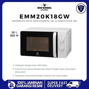 Electrolux EMM20K18GW Microwave Oven 20 Liter