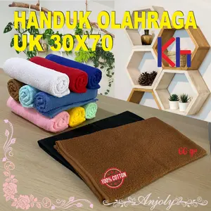 HANDUK SPORT OLAHRAGA MUKA ANJOLY 30X70CM 66gr HANDUK LEHER SOUVENIR