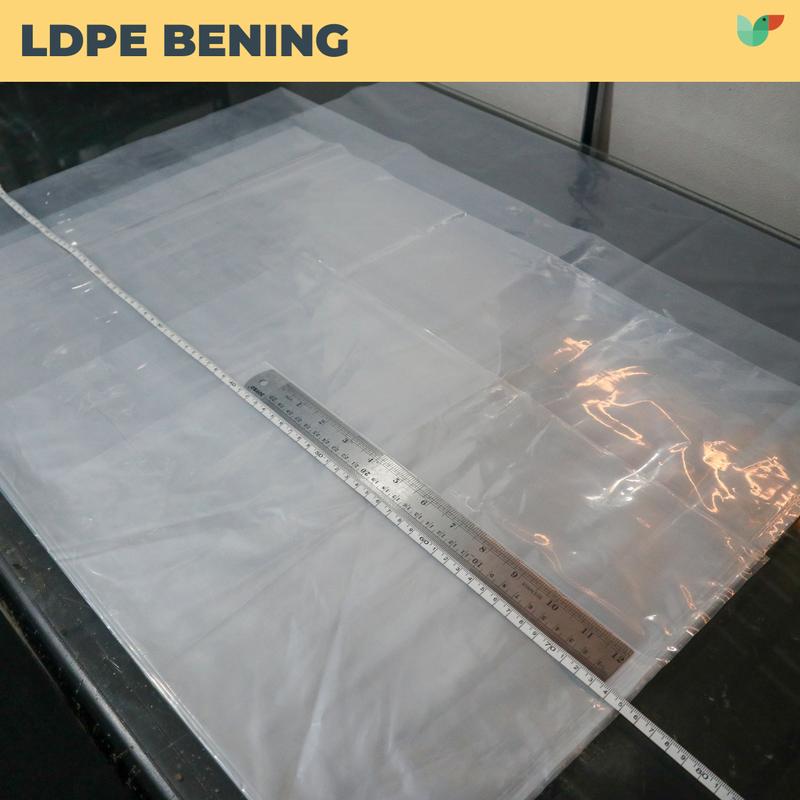 PACKBAG ID Plastik PE Bening food grade, LDPE transparan isi 500gr 1