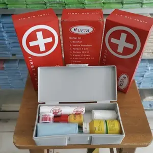 kotak p3k mobil lengkap/ veta / pertolongan pertama