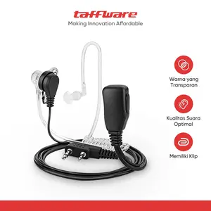 Headset Earphone Taffware Air Duct untuk Walkie Talkie - C93