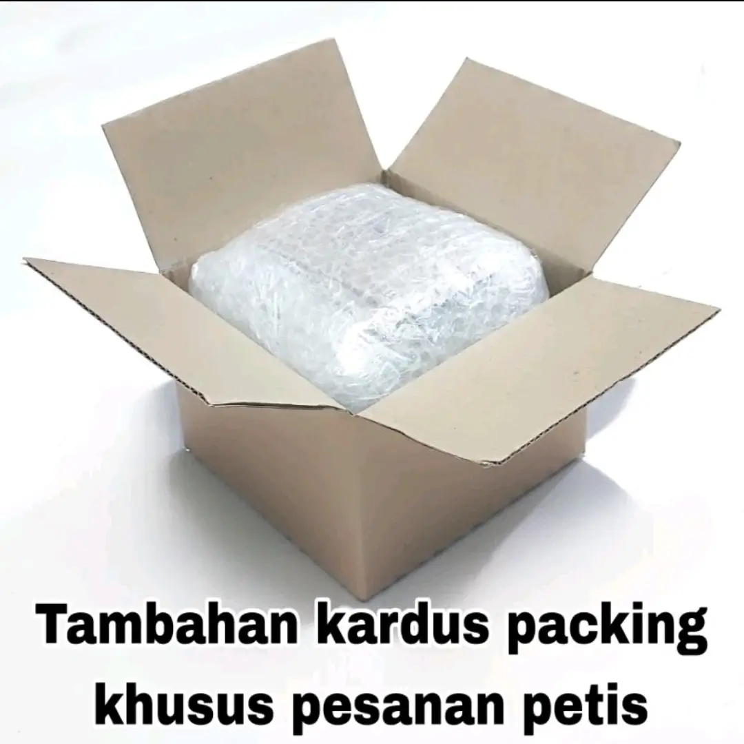 Tambahan kardus untuk pesanan petis