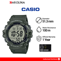 Gambar Jam Tangan Pria Casio General AE-1500WHX-3A Illuminator Digital Dial Extra Long Army Green Resin Band dari Carolina Watch Official Shop Kota Administrasi Jakarta Barat 1 Tokopedia
