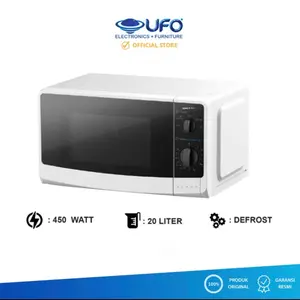Sharp Microwave Solo R-220MA-WH 20 Liter