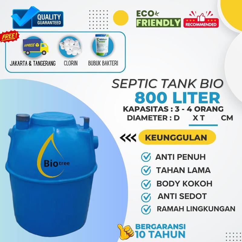 Septic tank bio, biotech, biotank, biofil, biofilter 800Liter - Shop ...