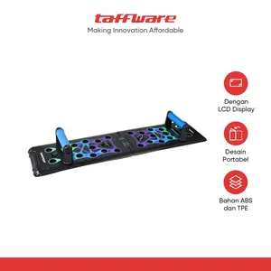 TaffSPORT Push-up Training Board Counter with Pull Ropes - A602