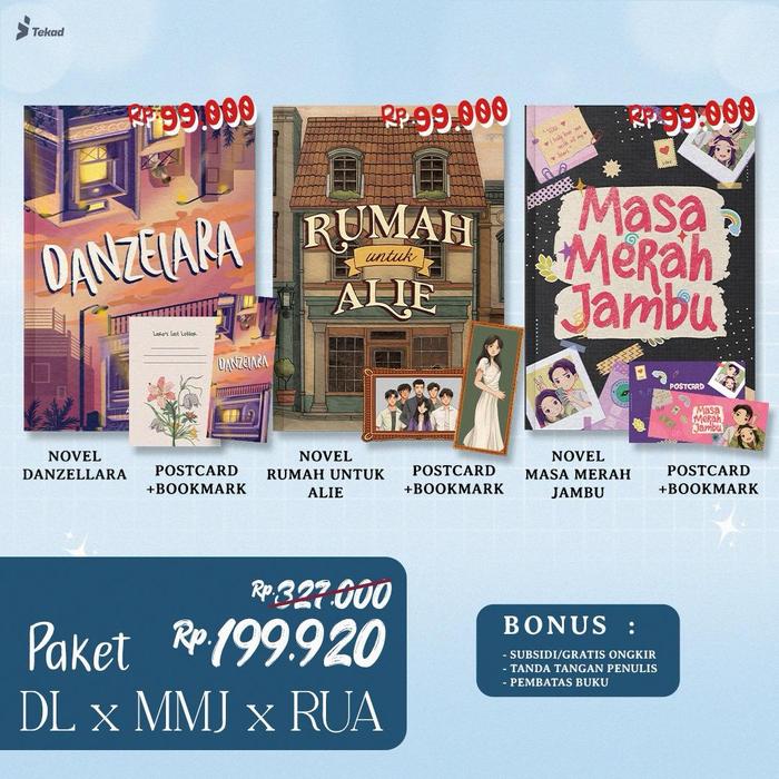 Gambar Buku Novel Danzelara - Adelia Indi - Tekad - Bumifiksi dari Bumi Fiksi Makassar Kota Makassar 4 Tokopedia