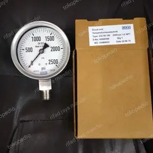 pressure gauge wika 2500 psi full stainless