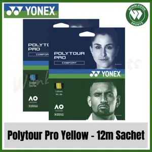 100% OriginaL JAPAN made senar Tenis YoNeX Polytour PRO sachet 1,15 Mm
