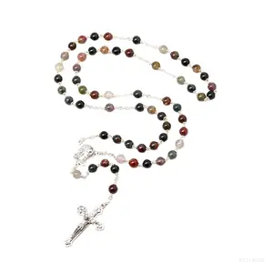 Rosario Batu Fancy Jasper Rohani Katolik