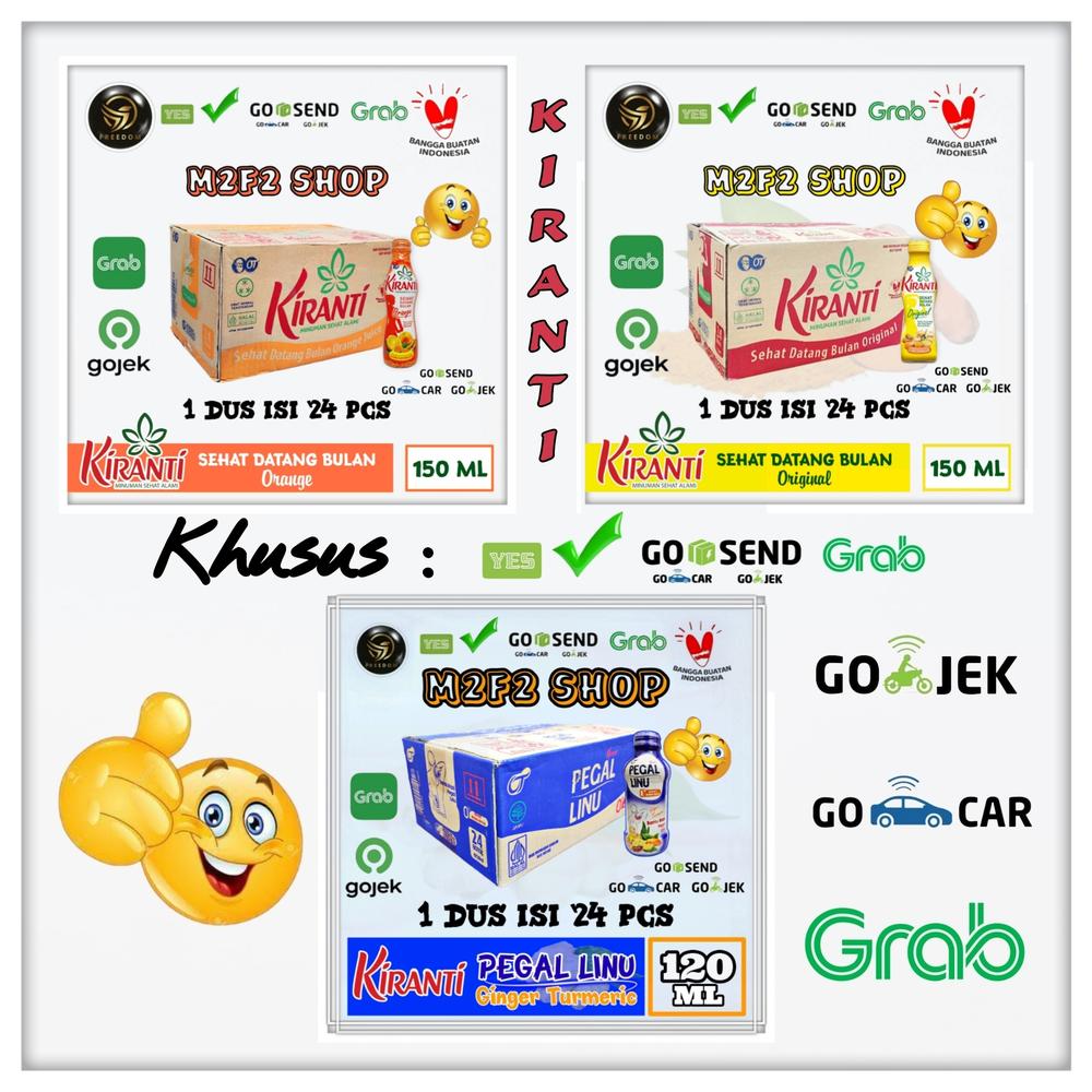 Kiranti Minuman Kesehatan Datang Bulan Semua Rasa Karton (Gojek/Grab) - Orange Jus