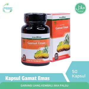 Kapsul Gamat Emas Asli 100%, Kapsul Gamat, Gamat Kapsul