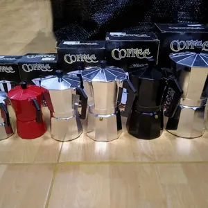One Two Cups Coffee Maker Espresso Moka Pot Teko Stovetop 150ML