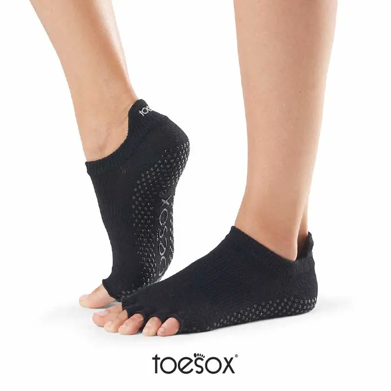 ToeSox Half Toe Low Rise Grip Socks Core 3