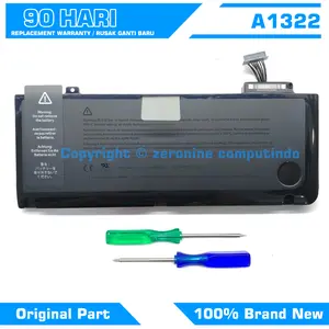 Baterai Original MacBook Pro 13 inch Late 2011 (A1278 EMC 2555) A1322