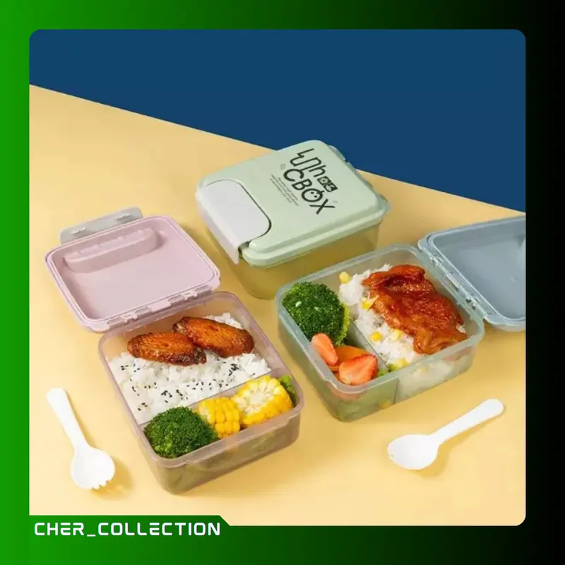 Lunch Box 1 Set Kotak Bekal Dan Botol Minum - 7478 3
