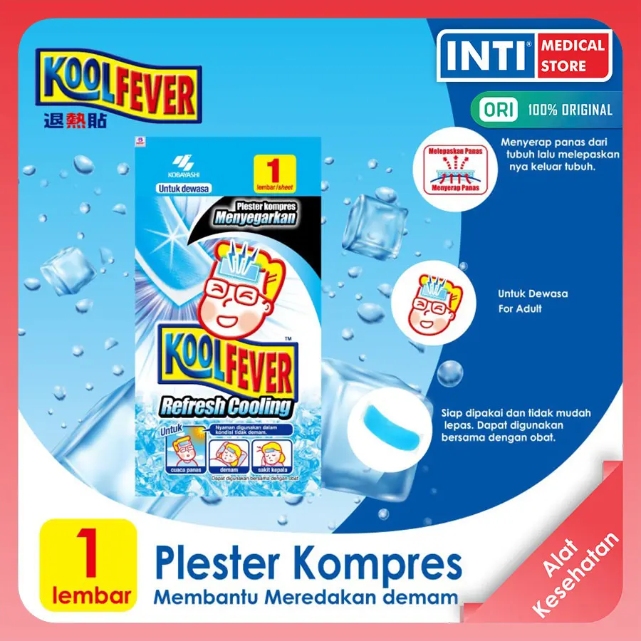 KOOLFEVER | Kompres Demam | Koolfever Dewasa | Kool Fever Adult