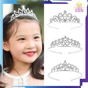 GTT Bando Mahkota Anak Aksesoris Rambut Princess Crown Pengantin Wanita Fashion
