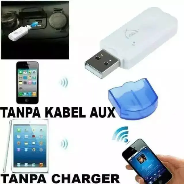 Bluetooth Receiver bluetooth Dongle tanpa kabel aux 0