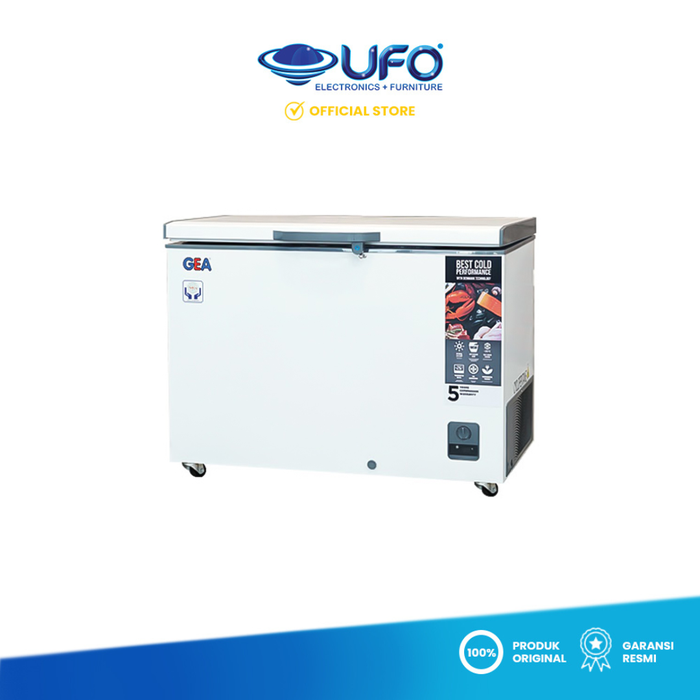 Gambar GEA Chest Freezer AB-318-R/ AB-318R dari UFO ELEKTRONIKA JABODETABEK Kab. Tangerang Tokopedia
