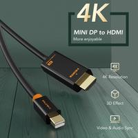 Gambar Kabel Mini DisplayPort DP to HDMI 4K UHD Thundebolt 2 Cabletime - CD46, 1M dari XLink Surabaya Kota Surabaya 3 Tokopedia