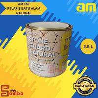 Gambar AM 152 NATURAL DOFF CAT PELAPIS BATU ALAM 2,5 Liter stone coating dari SAMBA Kota Tangerang Selatan 1 Tokopedia