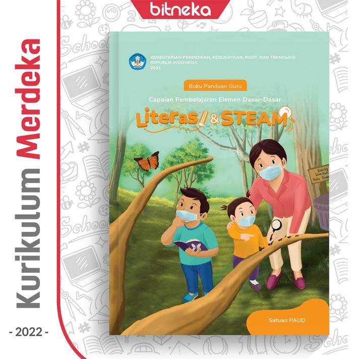 Gambar Buku Panduan Guru PAUD CP Elemen Dasar Literasi STEAM K-Merdeka dari Merdeka Books ID Kab. Sidoarjo Tokopedia