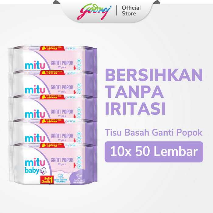 Gambar Mitu Baby Tisu Basah Bayi Ganti Popok Purple Buy 1 Get 1 Free - isi 5 dari godrejindonesia Kota Administrasi Jakarta Utara Tokopedia