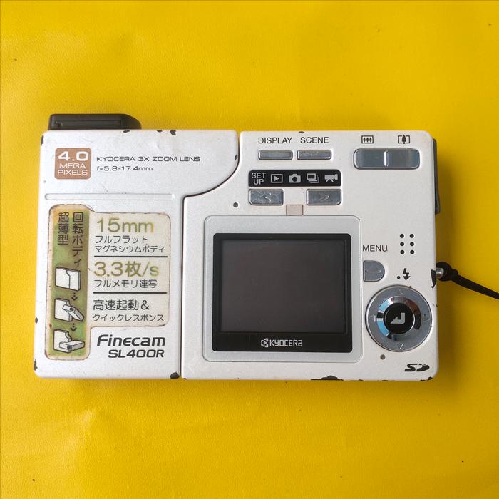 Jual Kyocera Finecam SL400R Kamera Digicam Rare - Kota Palembang