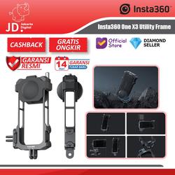 PULUZ Metalen beschermende behuizing frame kooi rig voor Insta360 X3 accessoires met Expand Cold Shoe Base & Statief Adapter -Lichtgewicht, stevig (metalen frame
