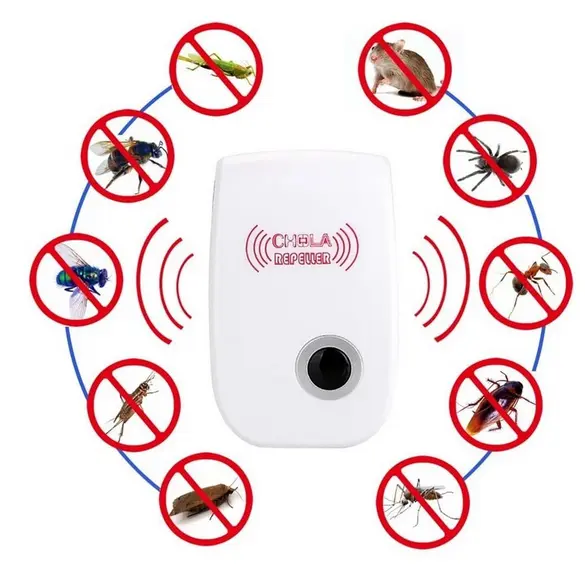 Alat Pengusir Serangga Nyamuk Nyamuk Tikus Lalat Kecoak Ultrasonic