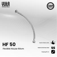 Gambar YUTA Selang Air - Flexible Hose 50cm Stainless Steel HF dari Vinilon Kota Administrasi Jakarta Utara 1 Tokopedia